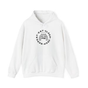 Eat, Sleep, Jeep Hoodie