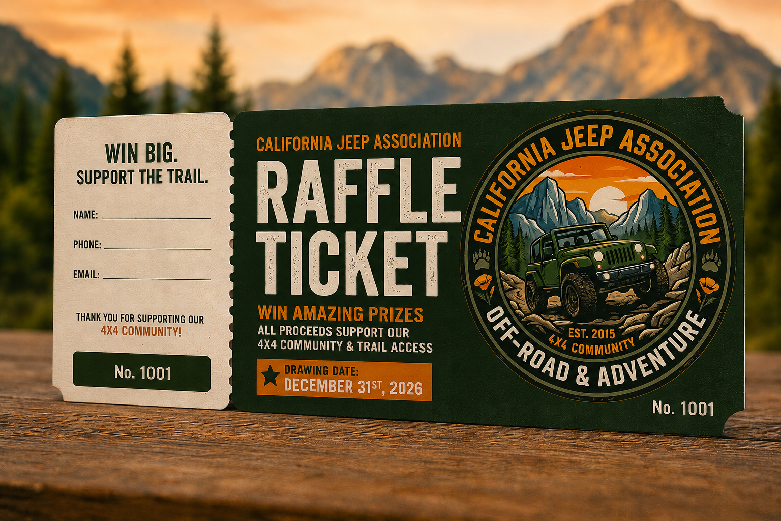 Annual Raffle Ticket